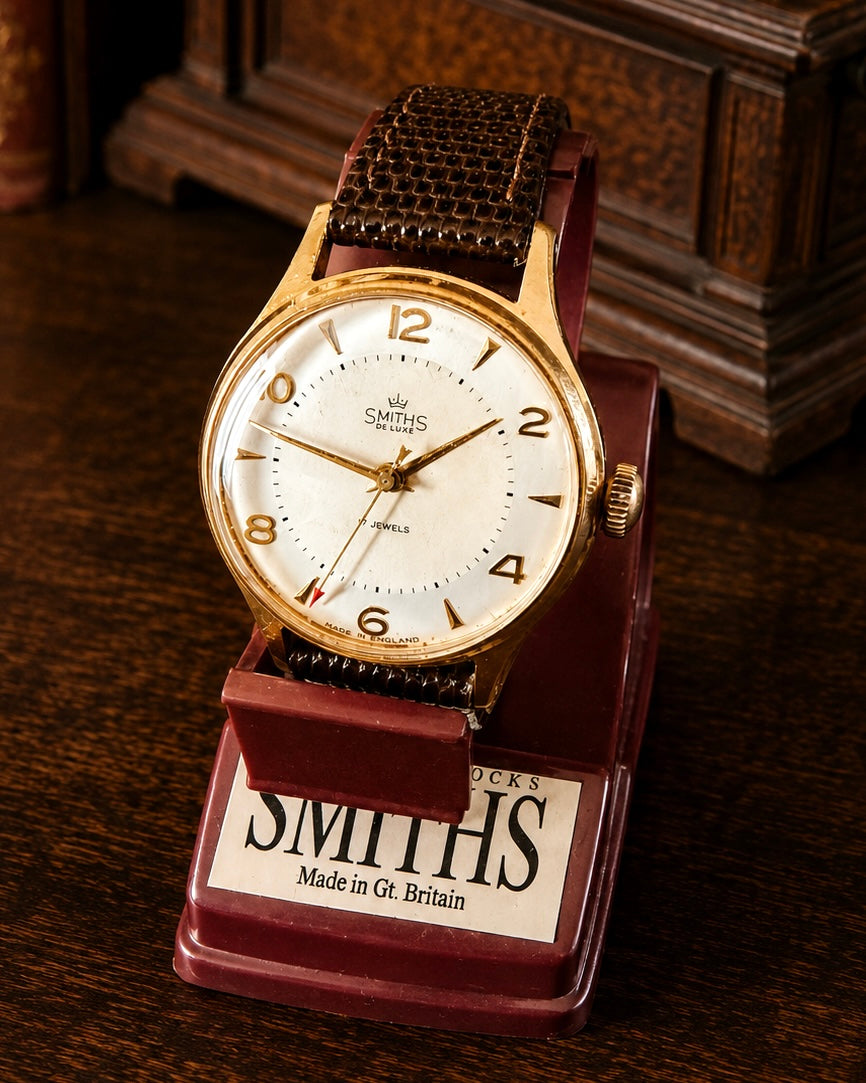 【美品｜エクスペディションケース】Smiths De Luxe A456 ｜ 1957年頃製 ｜ 17石 Cal.400 ｜ 英国製 ｜ 手巻き