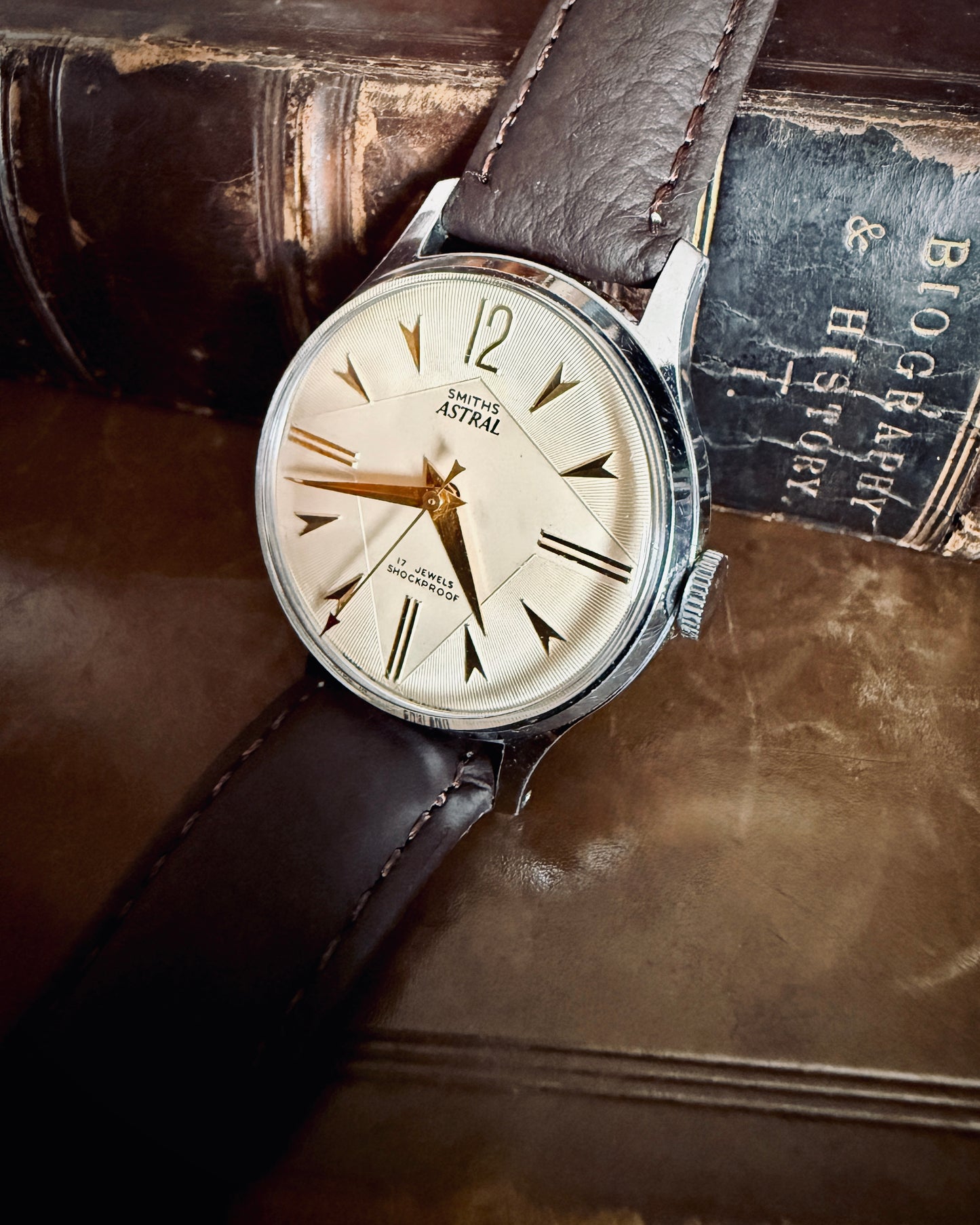 【美品】1962年製 ｜Smiths Astral ｜ Arrow Dial ｜ 17石 Cal.400 ｜英国製 ｜機械式時計