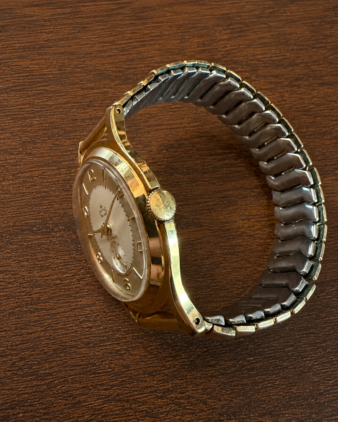 【美品・純正エクスパンダーブレス】Smiths De Luxe｜1950年代頃｜15石 Cal.300｜英国製｜手巻き