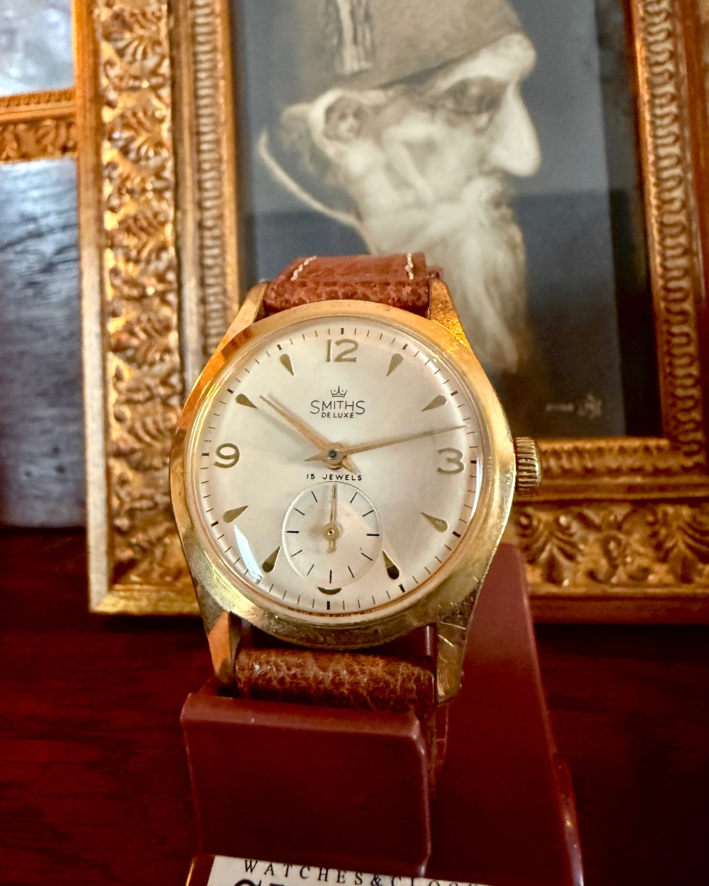 【美品・レア個体】Smiths De Luxe｜1957年製｜L.O.O.M.贈呈時計｜フリーメイソン｜15石 Cal.400｜英国製｜機械式時計