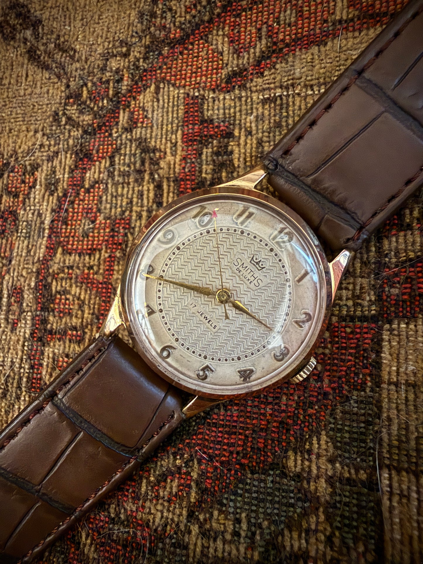 【日本在庫品】Smiths De Luxe 17Jewels（1956年）
