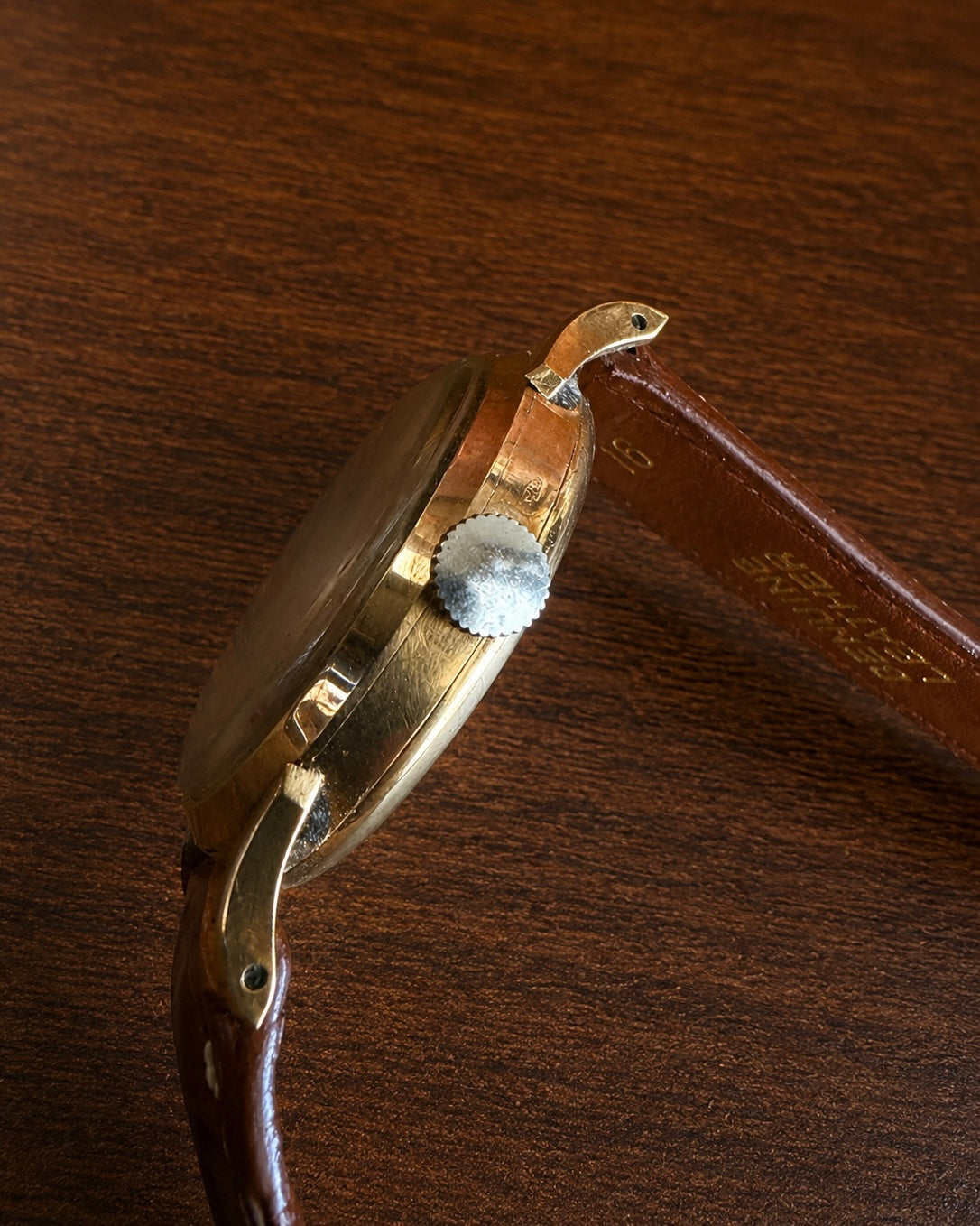 【金無垢・テクスチャードダイヤル】Smiths De Luxe ｜ 1955年 ｜ 15石 Cal.400 ｜ 英国製 ｜ 手巻き