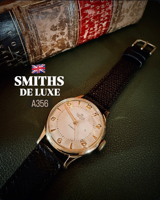 Smiths De Luxe A356｜ デュアルトーンダイヤル ｜ Cal.400 17石 ｜ Cheltenham製 ｜ 1954年 ｜ 英国製 ｜