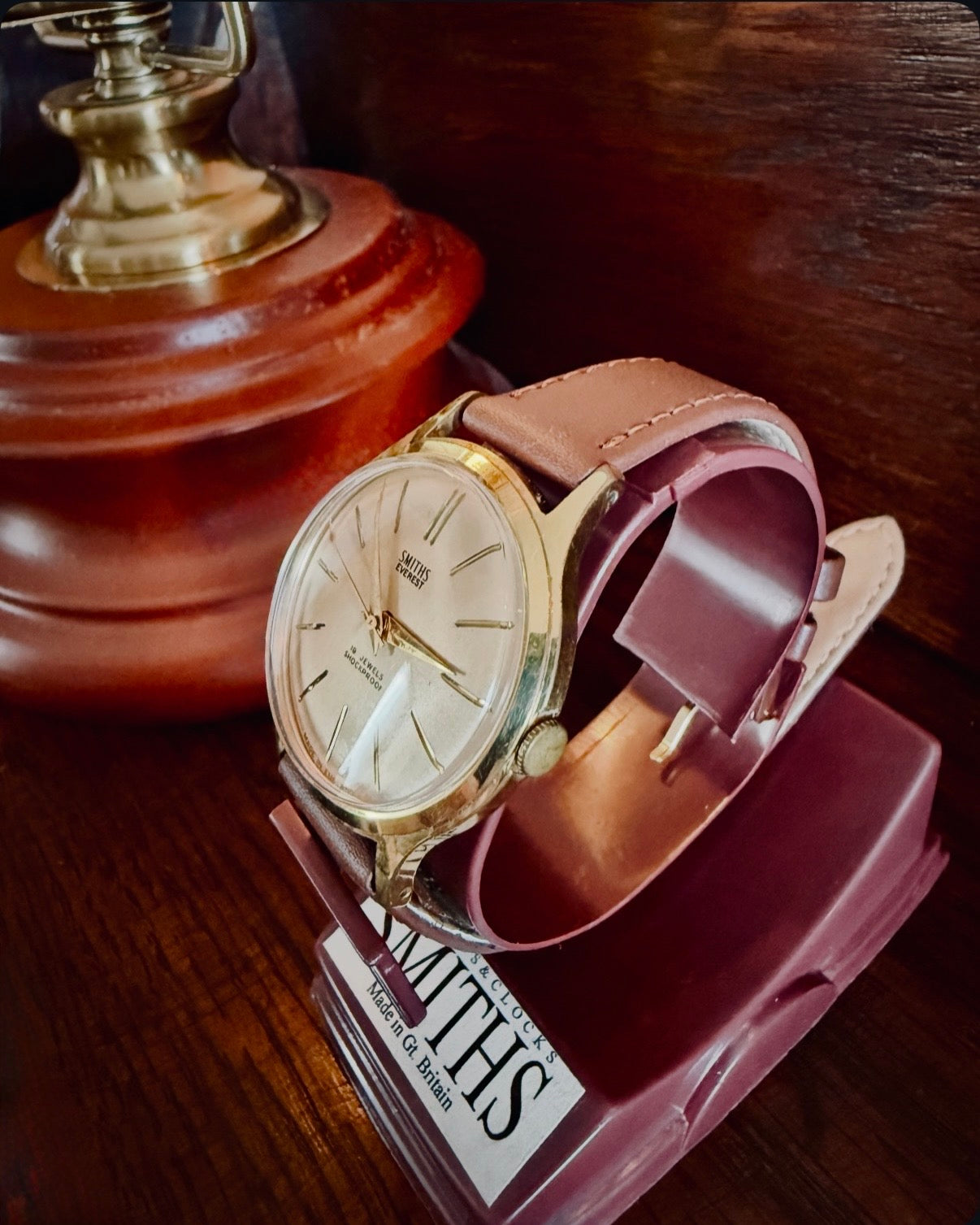 【美品】｜Smiths Everest｜Cal.100 19石｜英国製 ｜手巻き腕時計