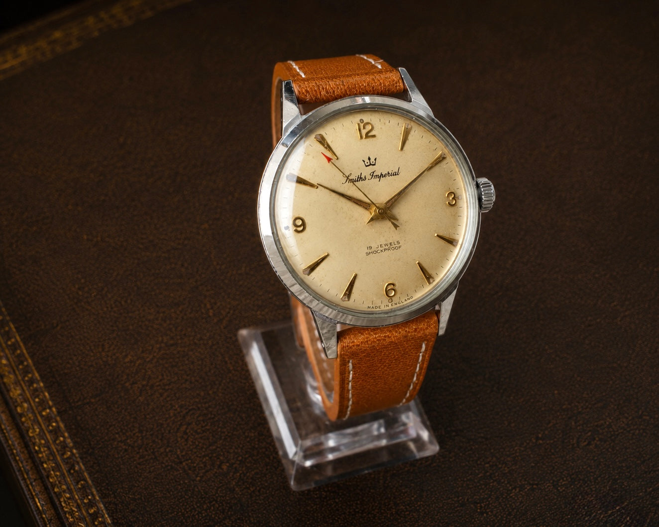 【美品・上位ドレスウォッチ】Smiths Imperial｜1962年製｜19石 Cal.100｜英国製｜手巻き｜ステンレスケース