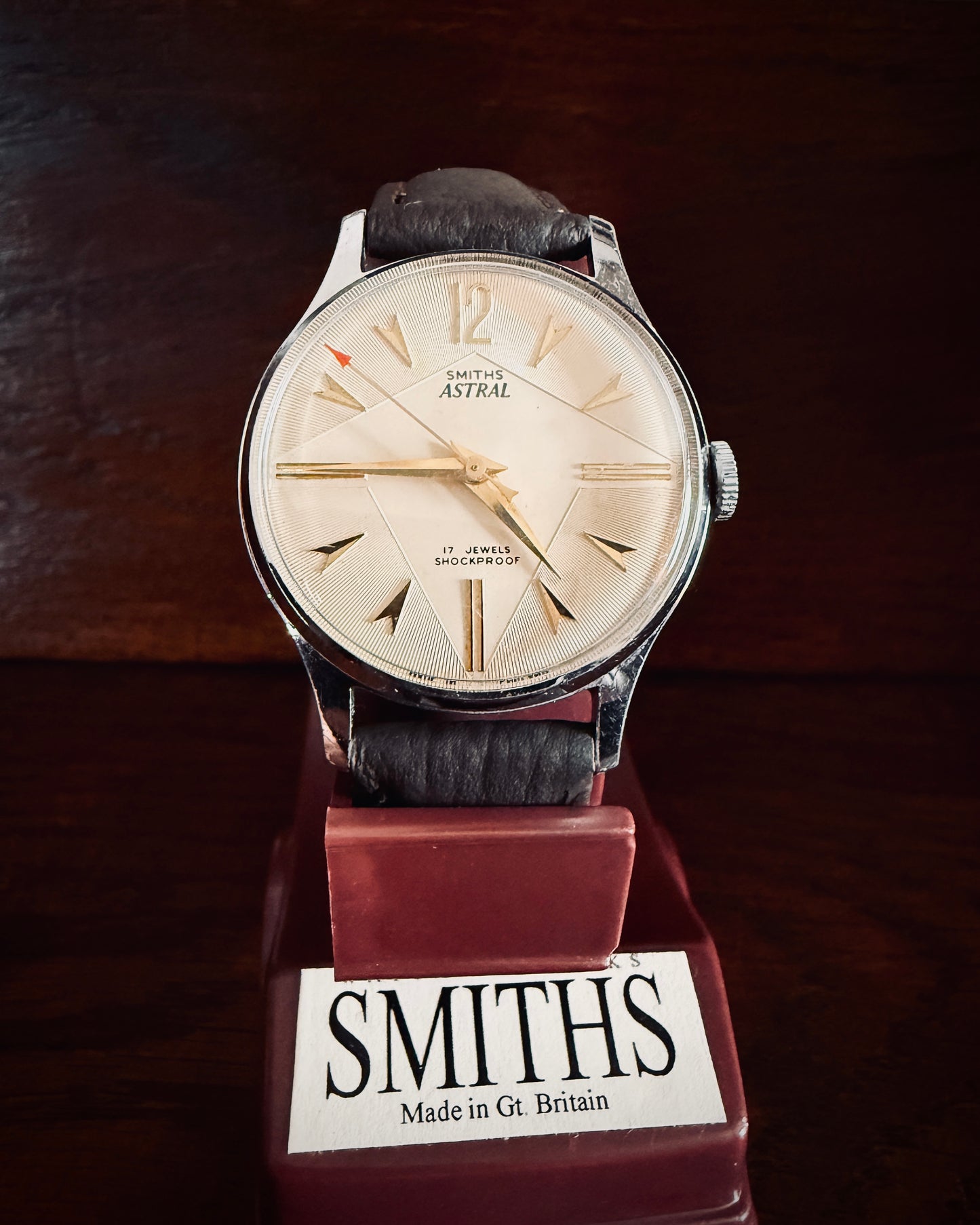 【美品】1962年製 ｜Smiths Astral ｜ Arrow Dial ｜ 17石 Cal.400 ｜英国製 ｜機械式時計
