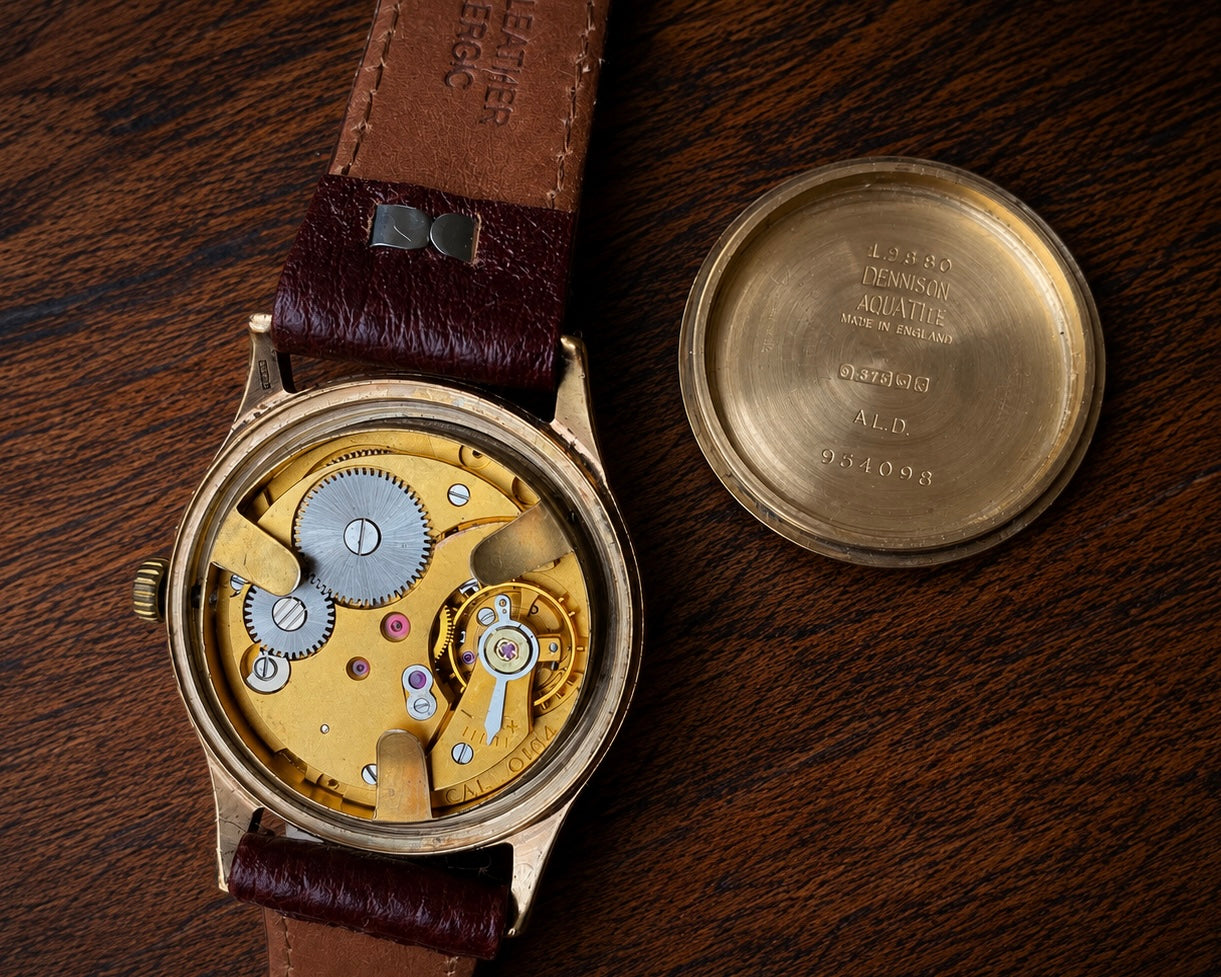 【美品・9ct無垢金】Smiths Imperial｜1962年頃製｜19石 Cal.100｜Dennisonケース｜英国製｜手巻き