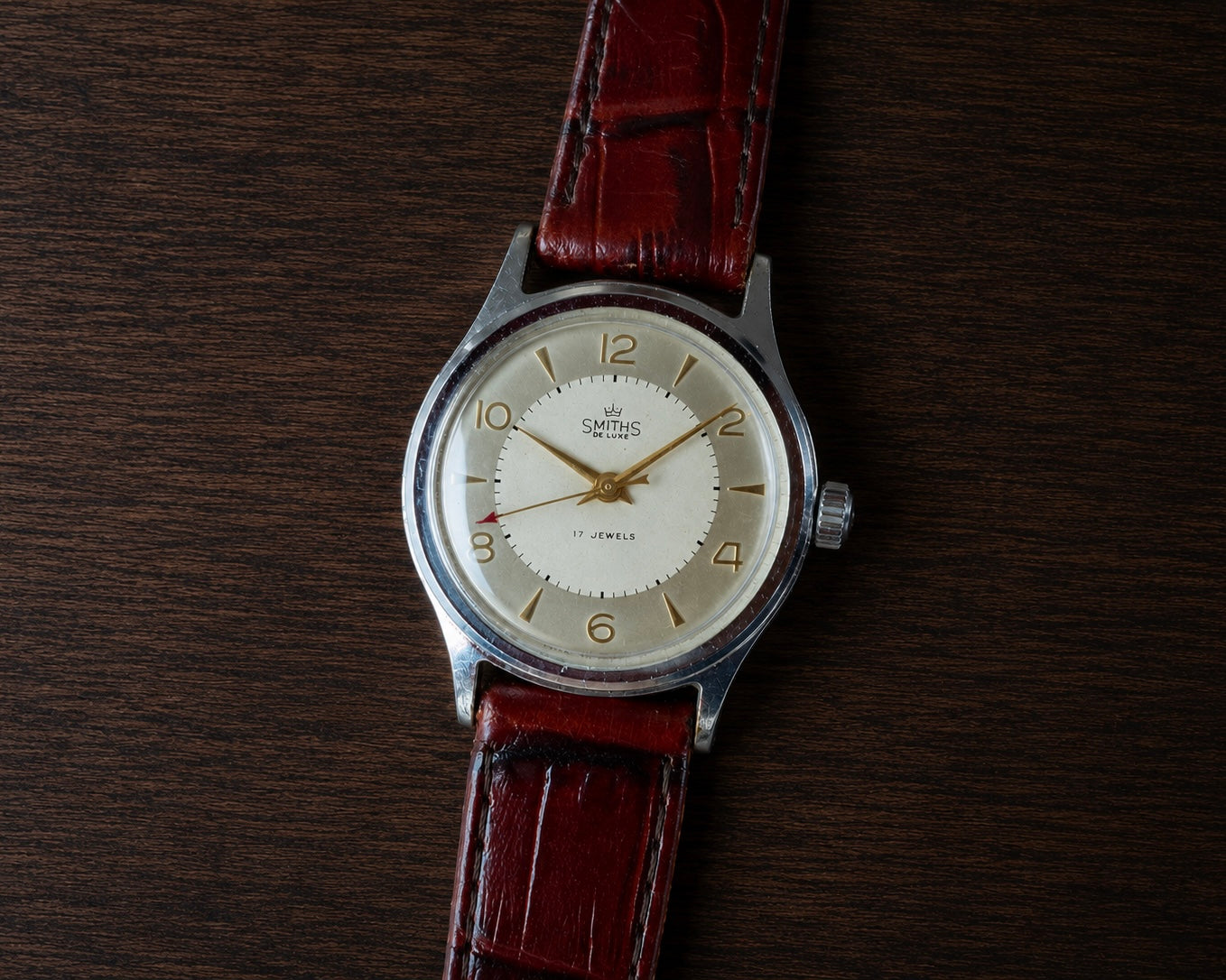 【希少・南極探検モデル】Smiths De Luxe AB478 ｜ 1958年頃製 ｜ 17石 Cal.300 ｜ Antarctic Expedition ｜ 英国製 ｜ 手巻き