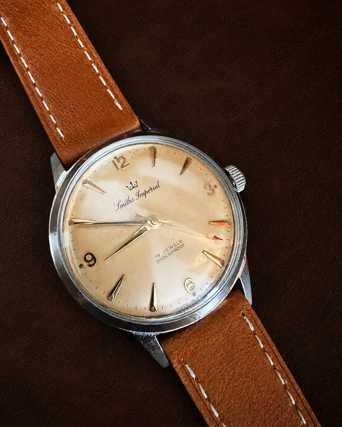 【美品・上位ドレスウォッチ】Smiths Imperial｜1962年製｜19石 Cal.100｜英国製｜手巻き｜ステンレスケース