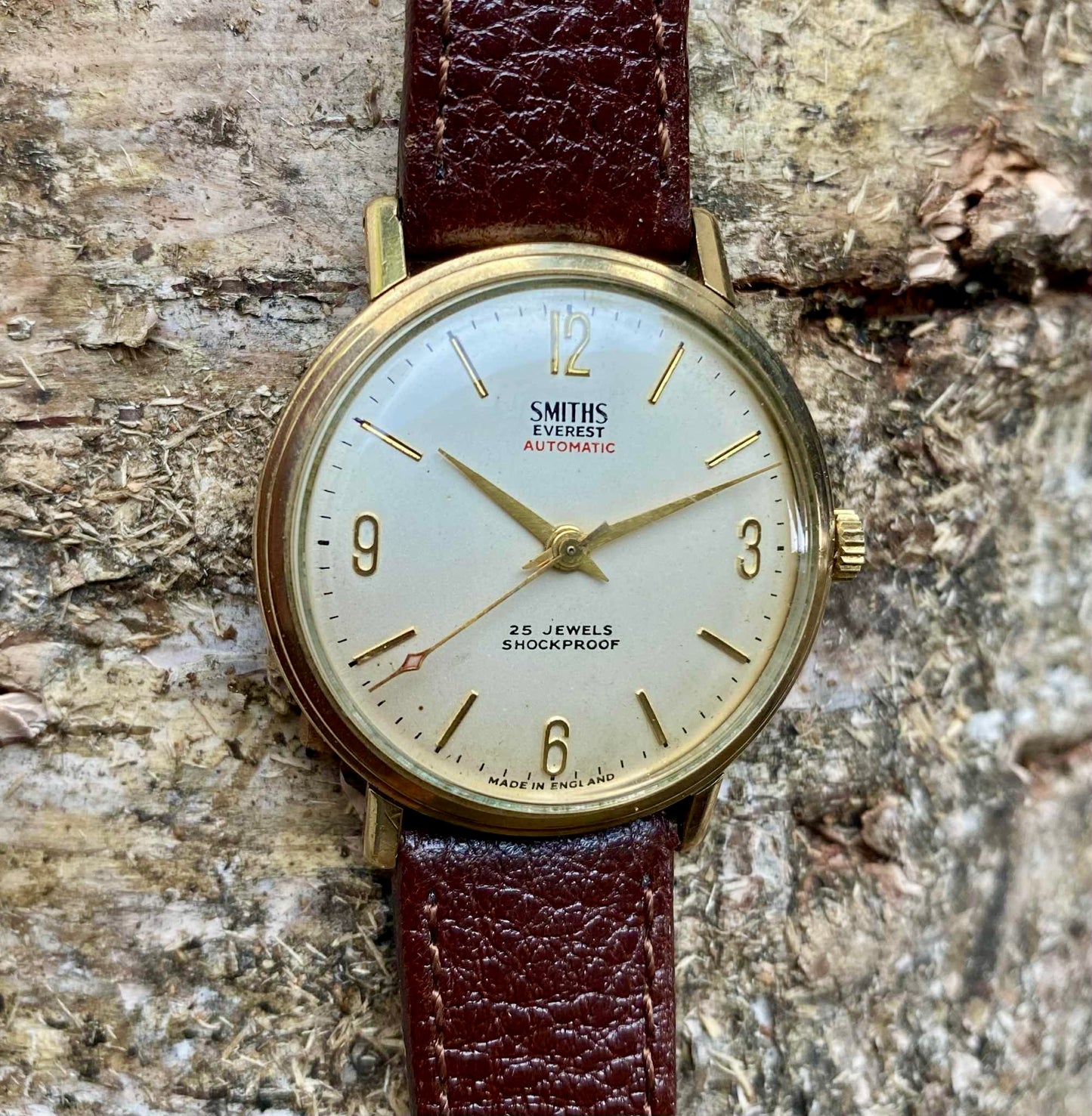 Smiths Everest Automatic（1964年／9ctゴールド）