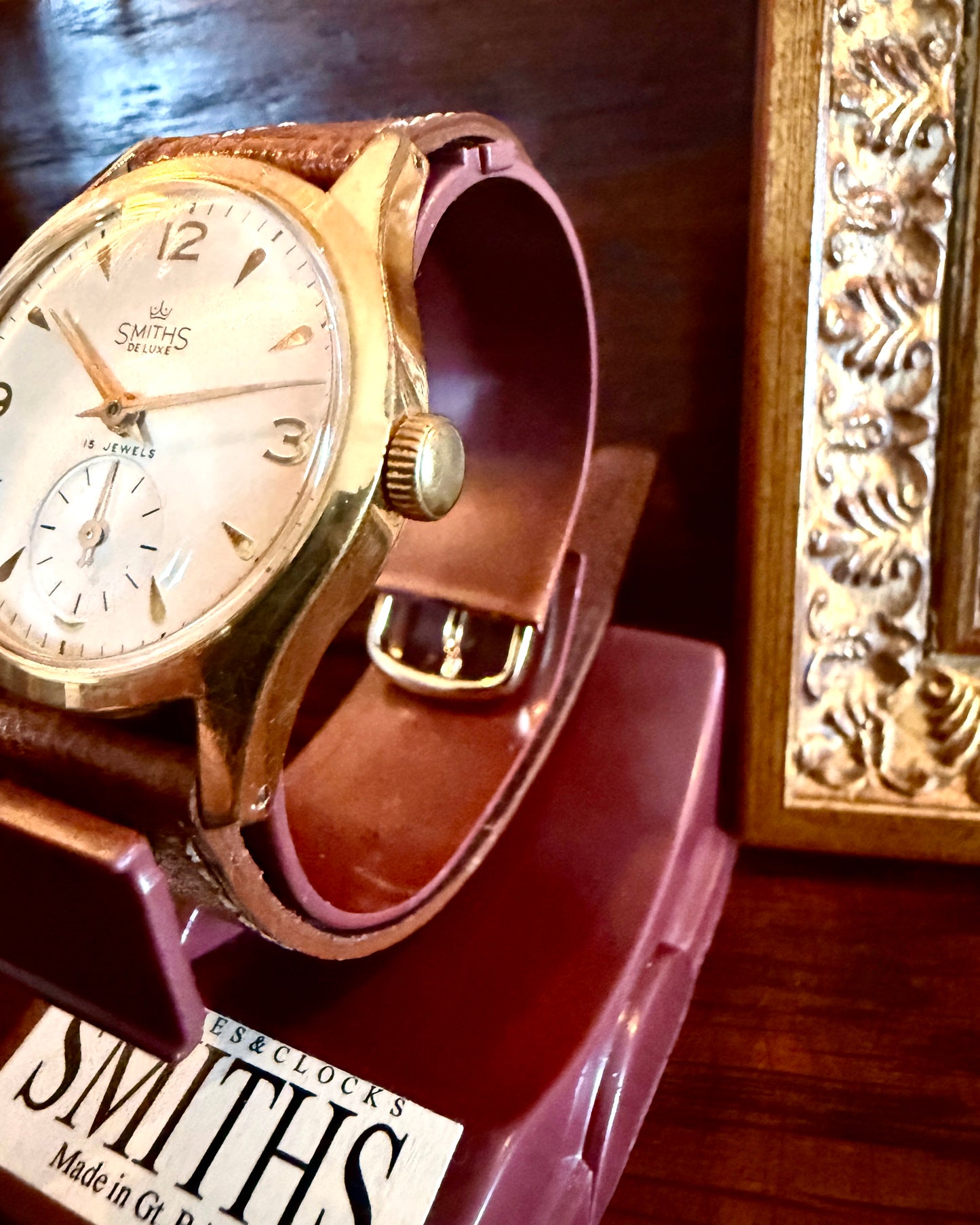 【美品・レア個体】Smiths De Luxe｜1957年製｜L.O.O.M.贈呈時計｜フリーメイソン｜15石 Cal.400｜英国製｜機械式時計