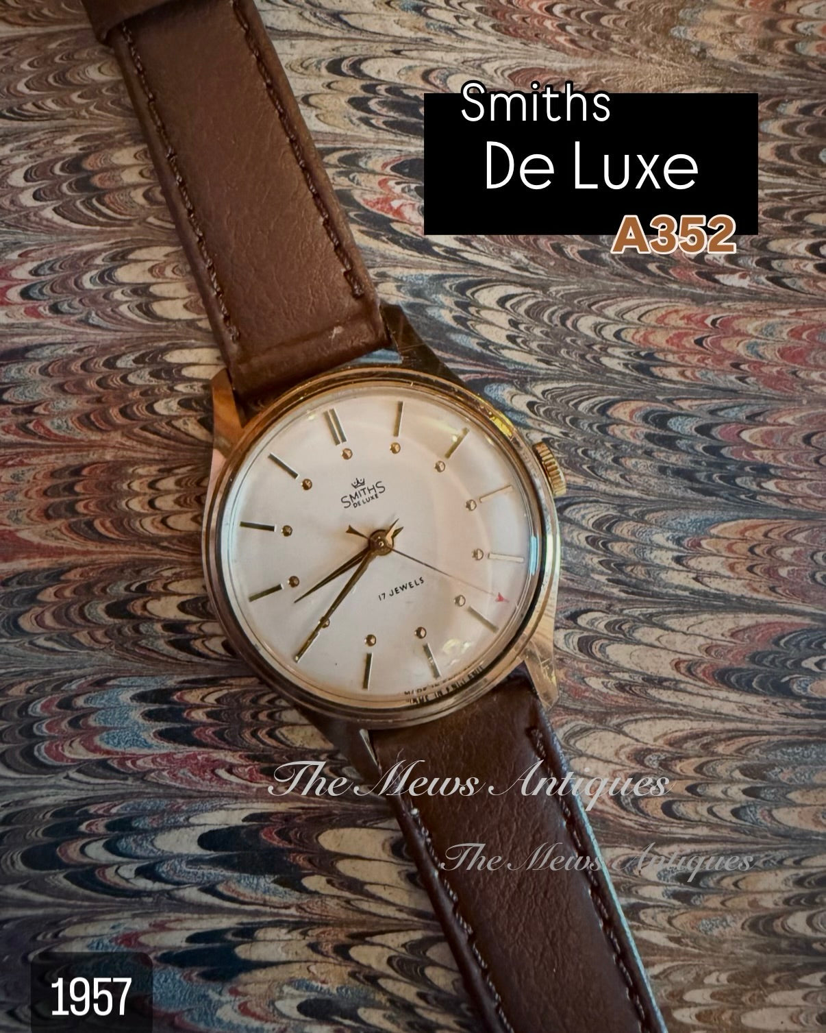 1957年製 Smiths De Luxe A352｜Cal.400 17石