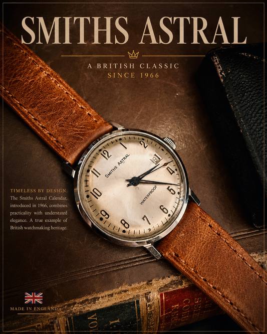 Smiths Astral Calendar ｜1966年｜Cal.400 17石｜デイト付き｜