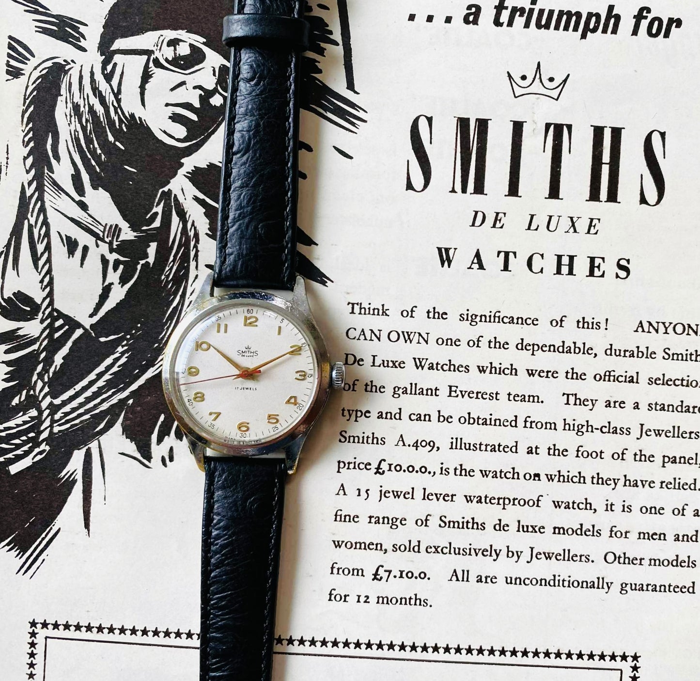 Smiths Deluxe ‘Everest Range’ A452（1950年代）